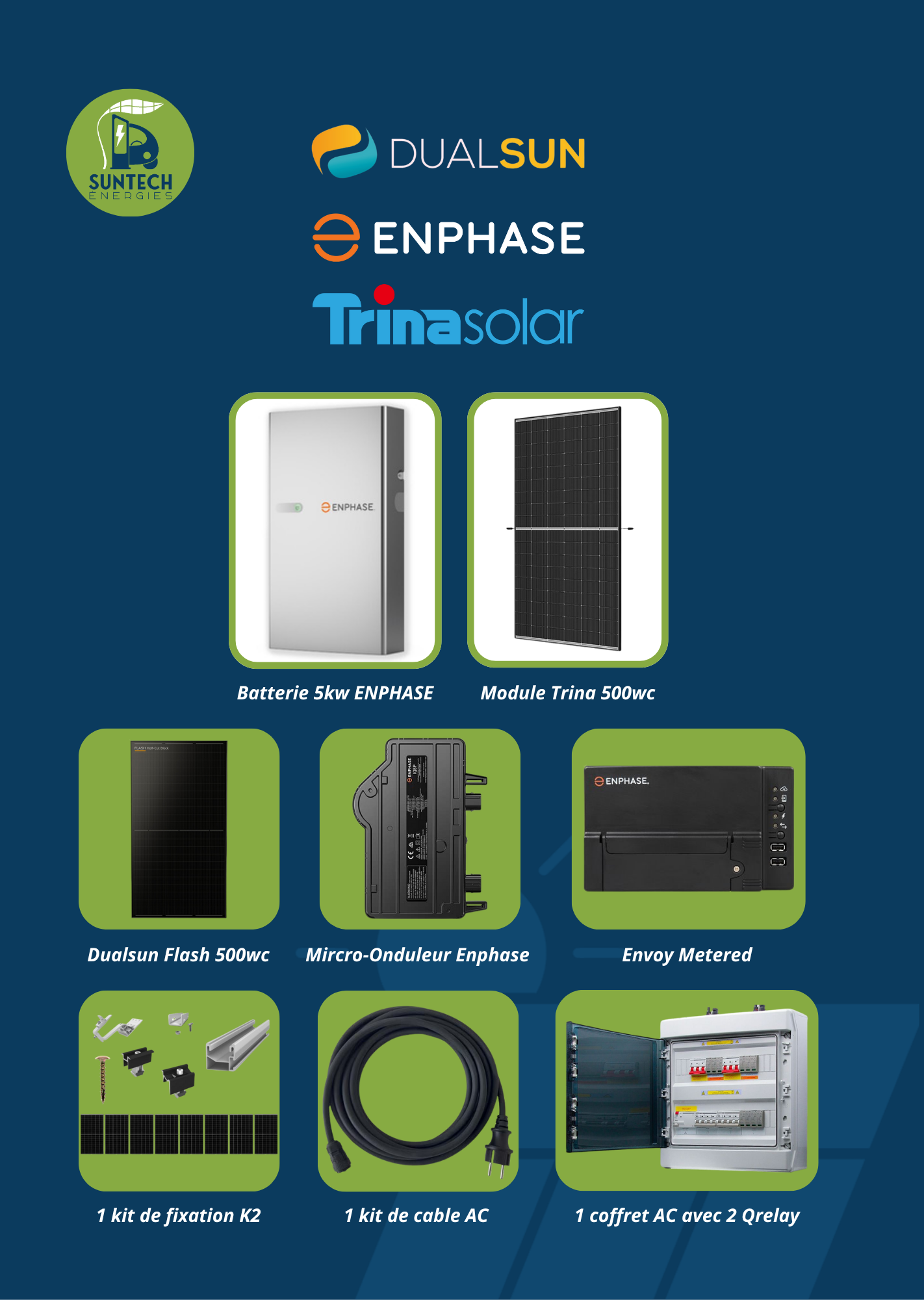 Installation solaire connectée Suntech Énergies – Pack Infinium Prestige 9 kWc