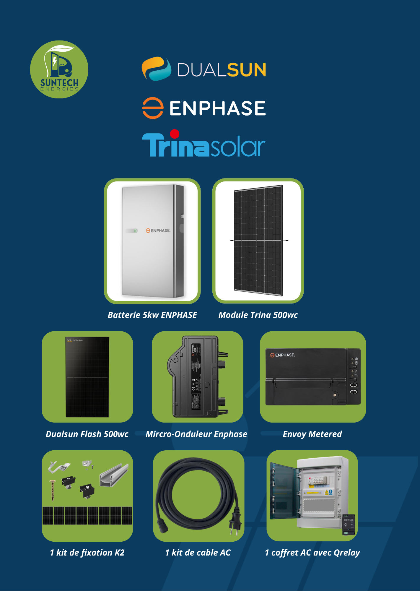 Solution photovoltaïque design – Pack Infinium Signature 3 kWc